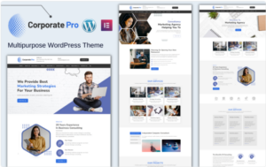Corporate Pro – Multipage WordPress Theme using Elementor Builder