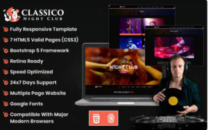 Classico Night Club HTML Template Website Template