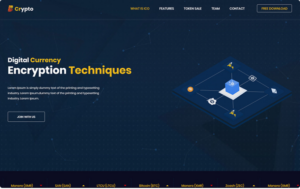 BCrypto - ICO, Bitcoin and Cryptocurrency HTML Template Website Template