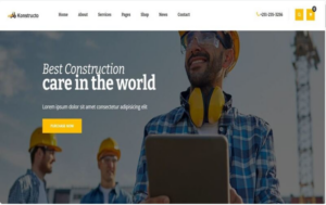 Konstructo Construction || Responsive HTML 5 template Website Template