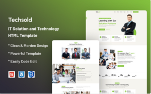 Techsold – IT Solution and Technology Website Template