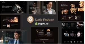 Dark Fashion - Watch, Jewel & Blazer Shopify Theme