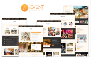 Events & Festival, Party / Event Management - HTML5 Template Website Template