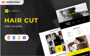 Hairly - Hair Care And Hair Salon HTML Template Website Template