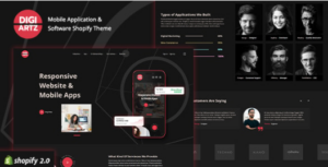 Digiartz - Software & App Store Shopify Theme