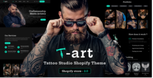 T Art - Tattoo Shop Shopify Theme
