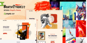 BrushStrokes - Shopify Crafts, Handmade Art Store