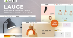 Lauge - Interior Lights Responsive Shopify 2.0 Theme
