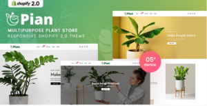 Pian - MultiPurpose Plant Store Shopify 2.0 Theme