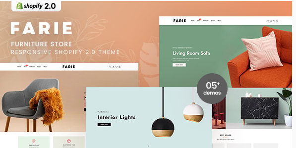 Farie - Furniture Store Responsive Shopify 2.0 Theme