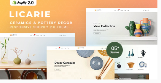 Licarie - Ceramics & Pottery Decor Shopify 2.0 Theme