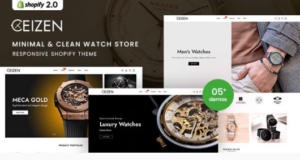 Ceizen - Minimal & Clean Watch Store Shopify Theme