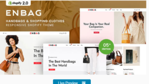 Enbag - Handbags & Clothes Shopify 2.0 Theme