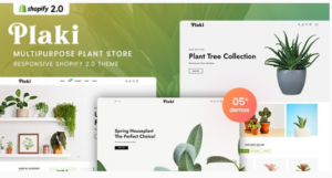 Plaki - MultiPurpose Plant Store Shopify 2.0 Theme