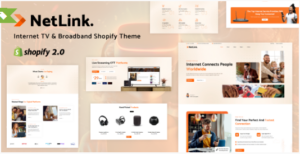 Netlink - CCTV, Broadband Services Shopify Theme