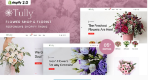 Tully - Flower Shop & FloristShopify 2.0 Theme