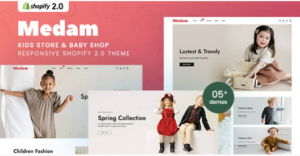 Medam - Kids Store & Baby Shop Shopify 2.0 Theme