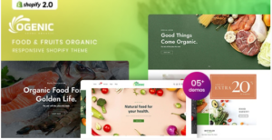 Ogenic - Food & Fruits Organic Shopify 2.0 Theme