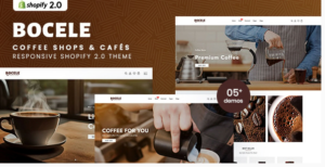 Bocele - Coffee Shops & Cafés Responsive Shopify 2.0 Theme