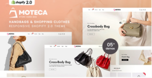 Moteca - Handbags & Shopping Clothes Responsive Shopify 2.0 Theme