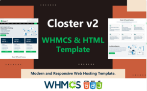 Closter v2 HTML and WHMCS Theme Website Template