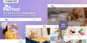 Parrfect - Pet Shop & Pet Accessories Responsive Shopify 2.0 Theme