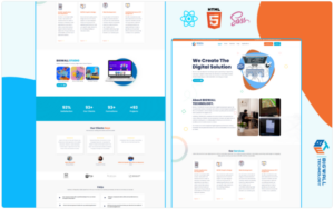 BIGWALLTECH - React HTML Agency Corporate Template Website Template