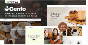 Cenfo - Coffee Shops & Cafes Shopify 2.0 Theme
