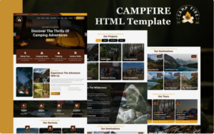 Campfire - Hiking, Camping and Trekking HTML5 Website Template
