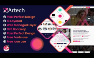 Artech - Innovative Business HTML Template Website Template