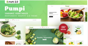 Pumpi - Organic Vegetables Responsive Shopify 2.0 Theme