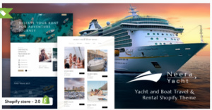 Neera - Yacht Boat & Travel Rental Services Shopify Theme