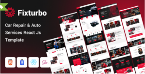 Fixturbo - Car Service & Auto Repair React Js Template