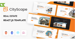 CityScape – Real Estate React Js Template Multipurpose