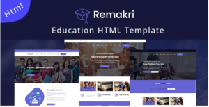 Remakri - Education Course HTML Template