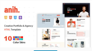 Anih - Creative Portfolio Agency Template