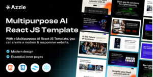 Azzle - AI Technology & Startup React Template