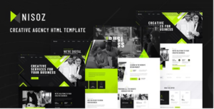 Nisoz - Creative Agency HTML Template