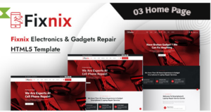 Fixnix - Electronics & Gadgets Repair HTML5 Template