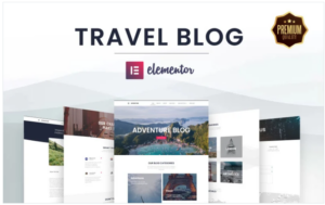 Elementor's Ultimate Web Kit for Travel and Adventure Blogging(m)