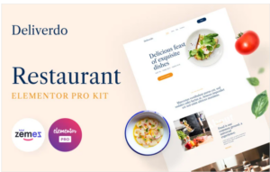Deliverdo - Best Food Delivery Elementor Kit(m)