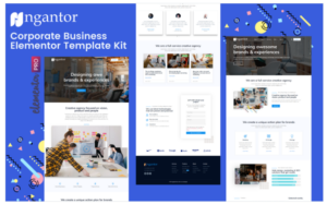 Ngantor - Elementor Pro Corporate Business Template Kits(m)