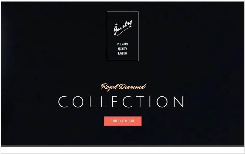 Jewelry Responsive Landing Page Template