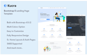 Kucra - Bootstrap 5 Landing Page Template