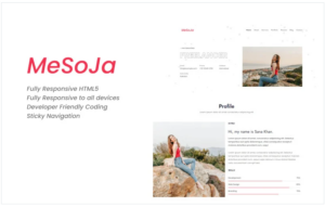 MeSoJa - Personal Portfolio Template