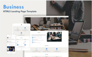 Multipurpose Responsive Business Landing Page Template