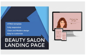 Beauty Salon Landing Page