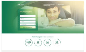 Traffic School Responsive Landing Page Template