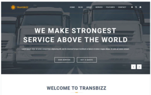 TransBizz - Transport, Logistic & Warehouse HTML5 Template Landing Page Template