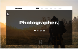 Connor - Responsive Portfolio Landing Page Template